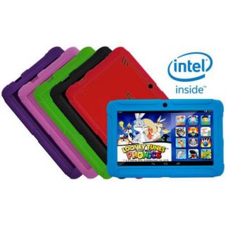 ClickN KIDS 2 7" Tablet 8GB Intel Featuring Looney Tunes Phonics, Red