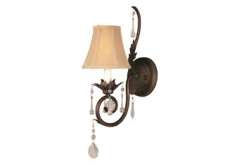 World Imports 754 62 Berkeley Square 1 Lgt Wall Sconce, Weathered Bronze