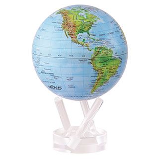 Crystal Marquise Silver World Globe   16789435  