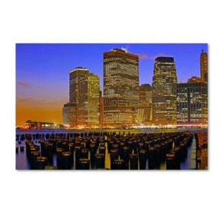 CATeyes 'City Lights 2' Canvas Art 16 x 24 Wrapped canvas