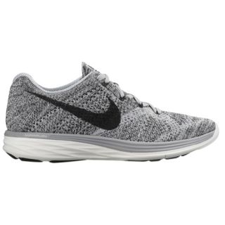 Nike Flyknit Lunar 3   Womens   Running   Shoes   Wolf Grey/Summit White/Cool Grey/Black