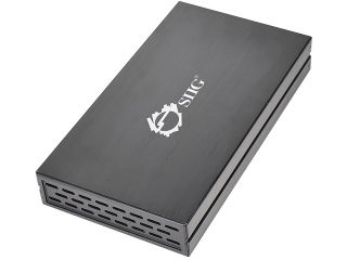SIIG 3.5" Black SATA USB 2.0 External Hard Disk Enclosure model # JU SA0E12 S1