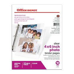 Brand Photo Pages 4 x 6  Pack Of 10