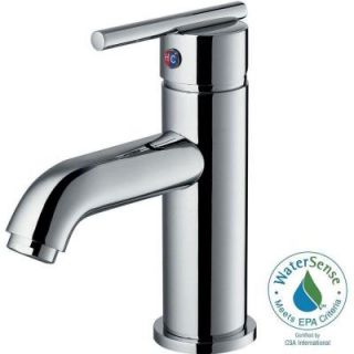 Vigo Setai Single Hole 1 Handle Mid Arc Bathroom Faucet in Chrome VG01038CH