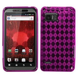 Insten Argyle Candy Skin Covers For Motorola XT875 Droid Bionic