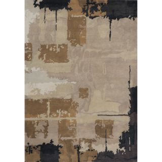 Lotta Jansdotter :Hand Tufted Ernest Abstract Wool Rug (33 x 53)
