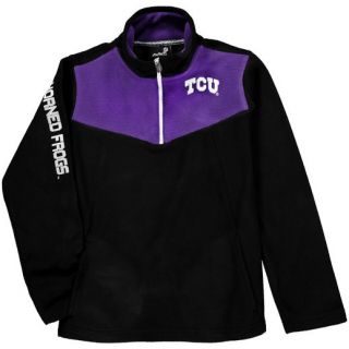 TCU Horned Frogs Youth Purple Break Point Quarter Zip Micro Fleece Jacket