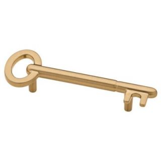 Young House Love 3 in. (76mm) Champagne Bronze Vintage Key Cabinet Pull KSH001 CZ C