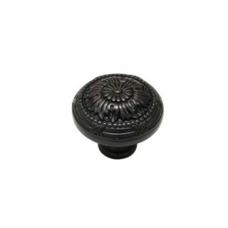 Richelieu Hardware 1 17/64 in. Brushed Oil Rubbed Bronze Cabinet Knob BP82465BORB