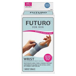 Futuro For Her Adjustable Grey Right Hand Wrist Support