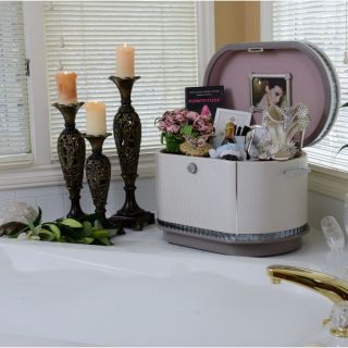Life Chest Aristocrat Exotic Silver Mirror and Crystal Accents Hope