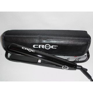 Croc Baby 0.625 inches Dual voltage Black Mini Flat Iron   13024805