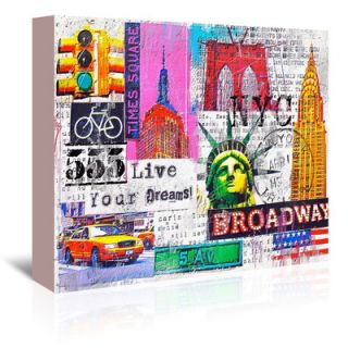 Americanflat NYC 555 Graphic Art on Gallery Wrapped Canvas