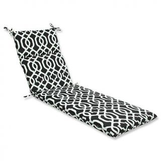 Pillow Perfect Chaise Lounge Cushion   New Geo Black/White   7529503