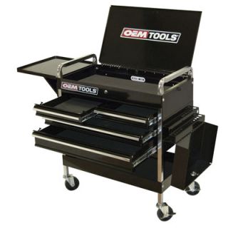 OEM/500 lbs. deluxe 4 drawer service cart with locking lid and drawer 24962   OEM #24962
