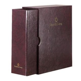 Franklin Covey Classic Storage Binder And Sleeve   Statement   5.50" X 8.50"   7 X Ring Fastener   Burgundy   1 Each (FDP19089)