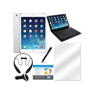 Apple iPad mini™ 2 7.9" Retina IPS 16GB Wi Fi Tablet with Bluetooth Keyboard Case and Headphones, Accessories and Lifetime Tech Support   Space Gray/Black   8048944