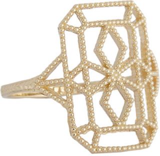 Grace Lee Gold Lace Deco Ring VIII