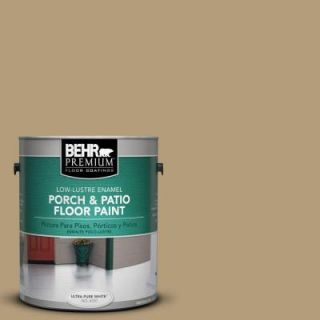 BEHR Premium 1 Gal. #PFC 28 Desert Sandstone Low Lustre Porch and Patio Floor Paint 640001