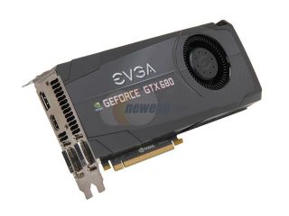 EVGA SuperClocked+ 02G P4 2684 KR GeForce GTX 680 2GB 256 bit GDDR5 PCI Express 3.0 x16 HDCP Ready SLI Support Video Card