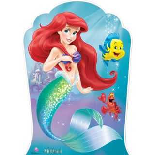 Ariel and Friends   Little Mermaid Cardboard Standup