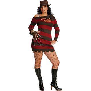 Women’s Miss Sexy Krueger Plus Halloween Costume Size XXL