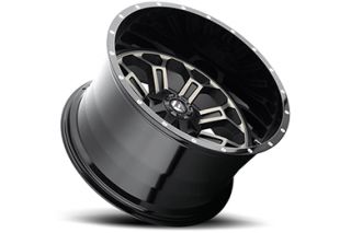 Fuel D26820009847   6 x 135mm or 6 x 5.50" Dual Bolt Pattern Black, with Dark Tint Machined Face 20" x 10" Crush Wheels   Alloy Wheels & Rims